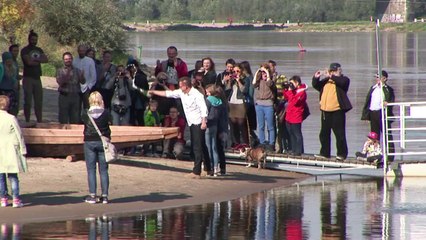 مراكب شراعية تقليدية تعود الى نهر فيستولا البولندي