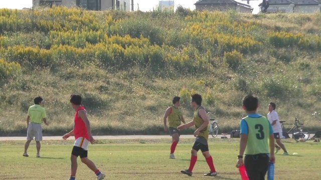 2014/10/19 SUNS vs LIONS Q1 東京ベイサンズ対R246ライオンズ - AFL Japan Top League