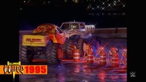 WWE Top 10 Halloween Havoc Moments featuring Goldberg, Bret Hart and Hulk Hogan in a monster truck!.