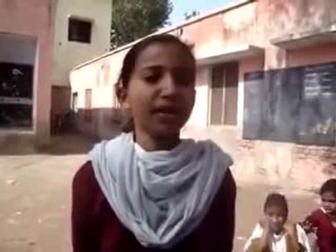 A cute Little Girl with Awesome Voice Singing In Her School Party