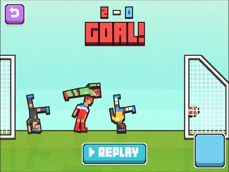 Soccer Physics : 4 matchs