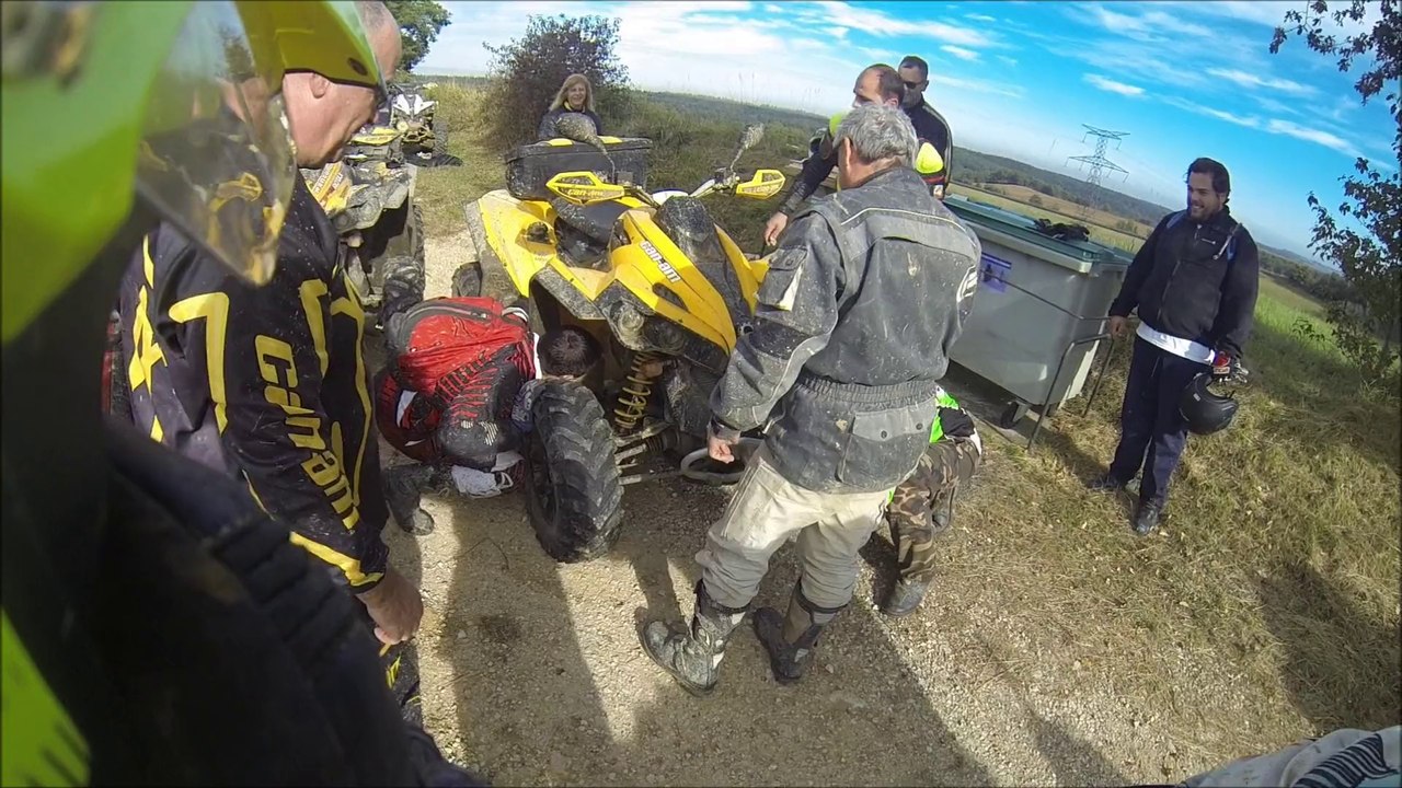 Sortie Quad Salvetain Berat Aurignac 2014 (video 1 )