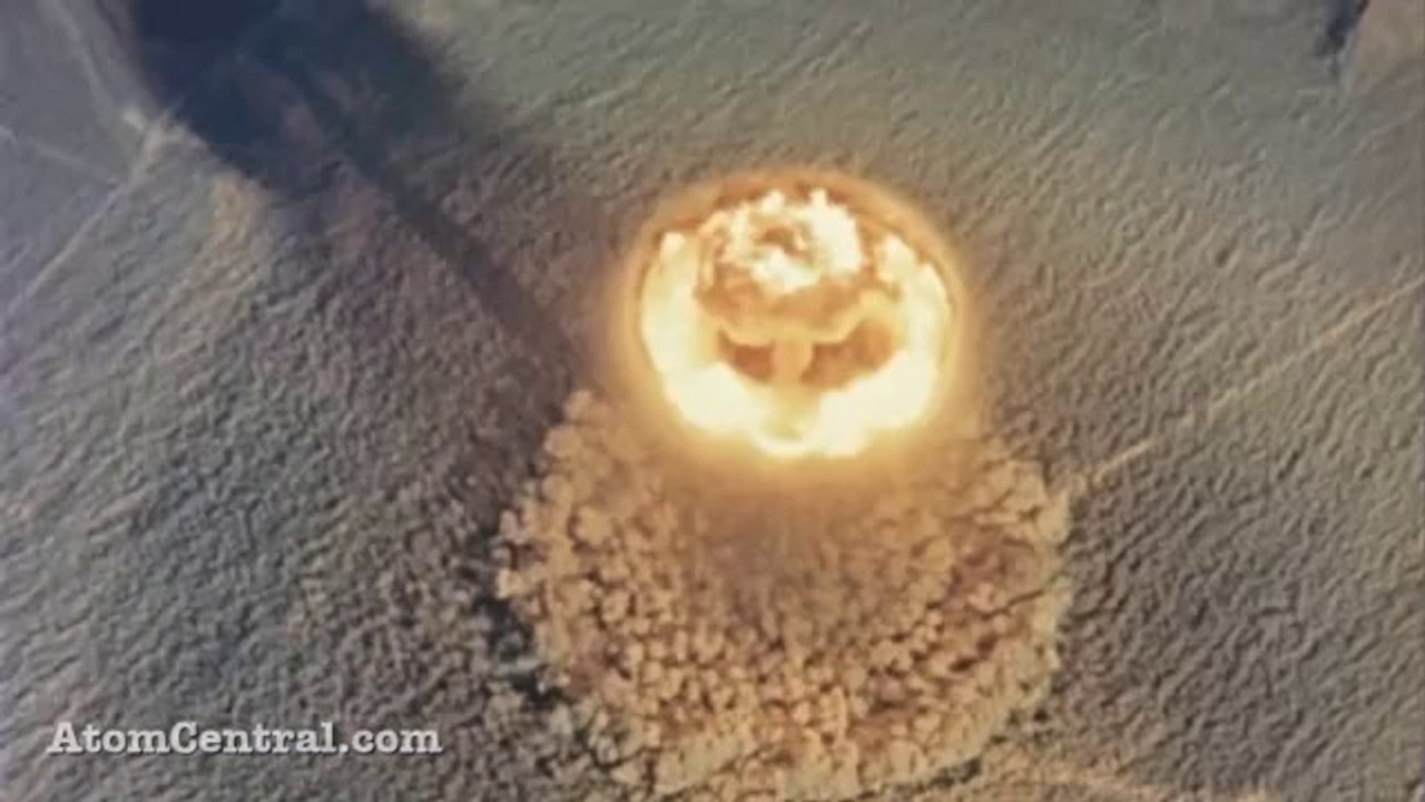Atom Bombasının Patlama Anı!