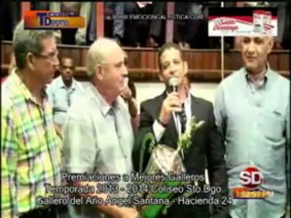 PROGRAMA-TECNODEPORTES-LUNES-13-10-2014-TORNEO-GALLERO-AÑO-2013-2014-ANGEL-SANTANA