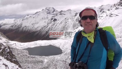 ÇILGIN RİZELİ -5 DERECEDE GÖLDE YÜZDÜ!