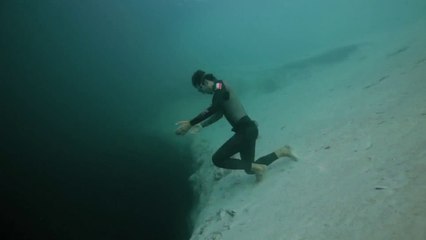 Guillaume Nery au Dean's Blue Hole