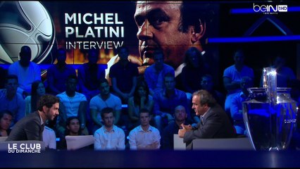 Michel Platini dans le Club du Dimanche : la Vidéo