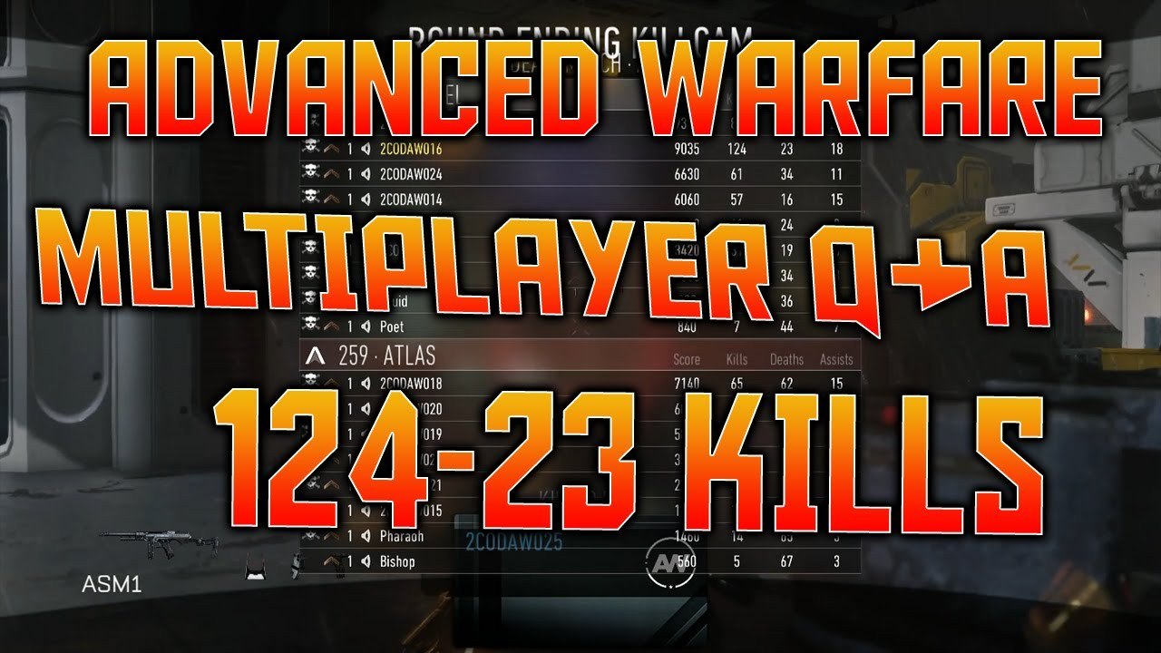 Advanced Warfare Q&A + 124 Kill Advanced Warfare Multiplayer Gameplay (COD AW 2014)