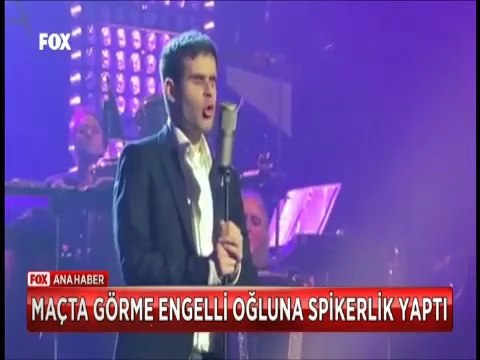 Beşiktaş sevgisi engel tanımadı görme engelli oğluna spikerlik yaptı