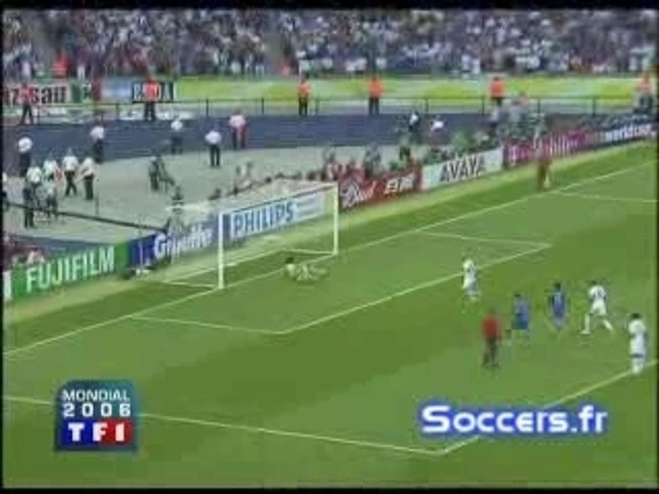 Zinedine Zidane Panenka contre l'italie