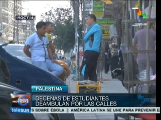 Palestinos ahora sufren la crisis energética