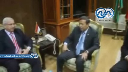 محافظ المنوفية يستقبل وزير التعليم العالي بمكتبه للتشاور حول الأوضاع الأمنية للجامعات