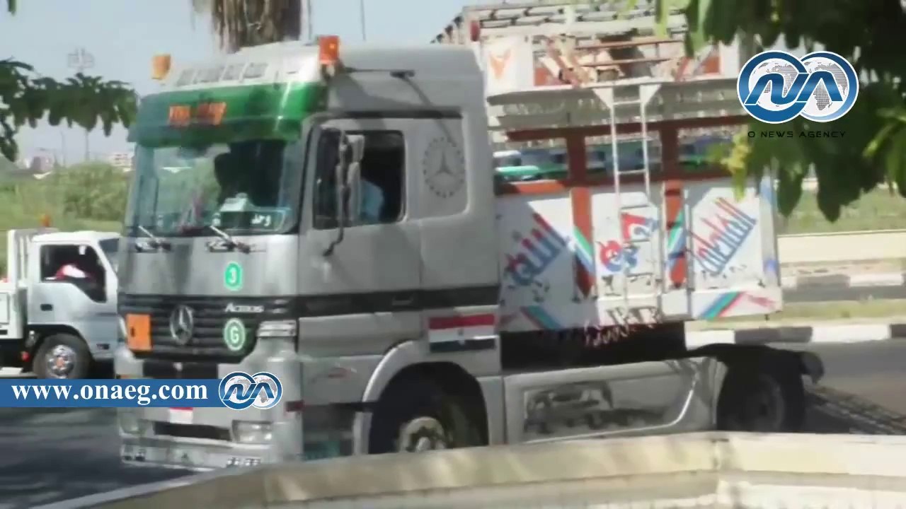 بالفيديو.. 30 طن مواد غذائية في قافلة من كفر ال...