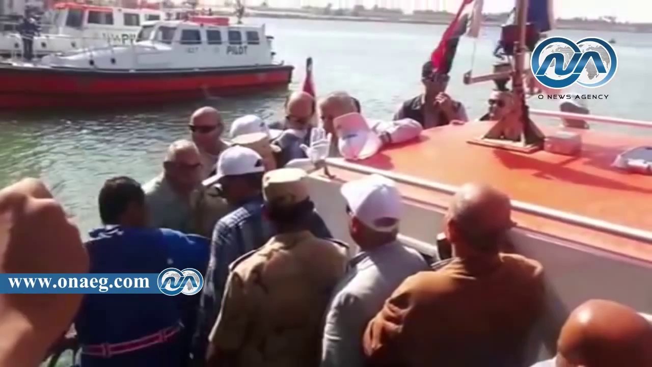 بالفيديو.. رئيس الوزراء يتفقد قناة السويس الجديدة مؤكدًا أنها هدية مصر للعالم