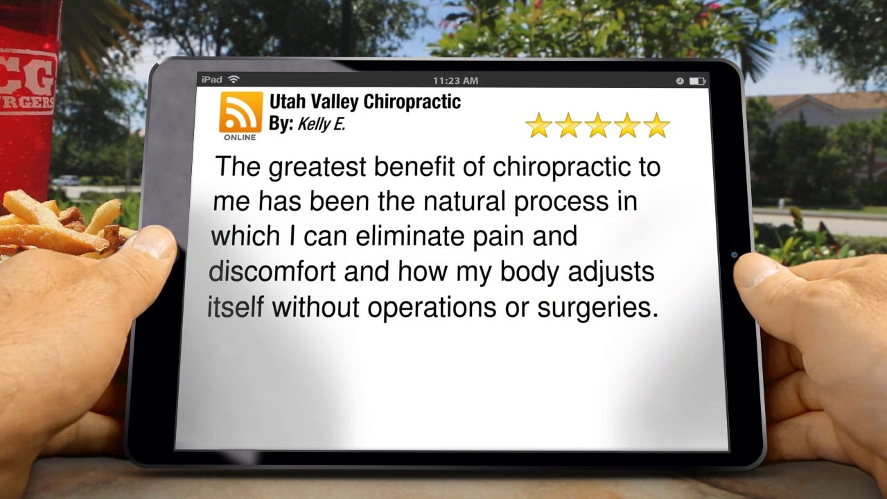 Utah Valley Chiropractic         Awesome         5 Star Review by Kelly E.
