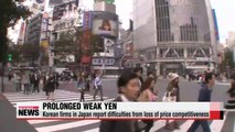 Korean firms in Japan report difficulties from weak yen