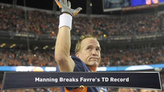 Manning Sets NFL Career TD Record