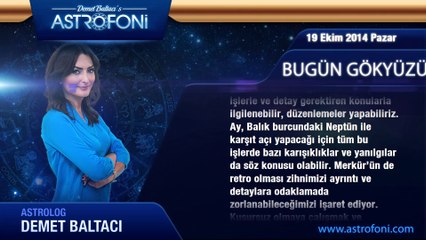 TERAZİ Burcu, GÜNLÜK Astroloji Yorumu,19 EKİM 2014