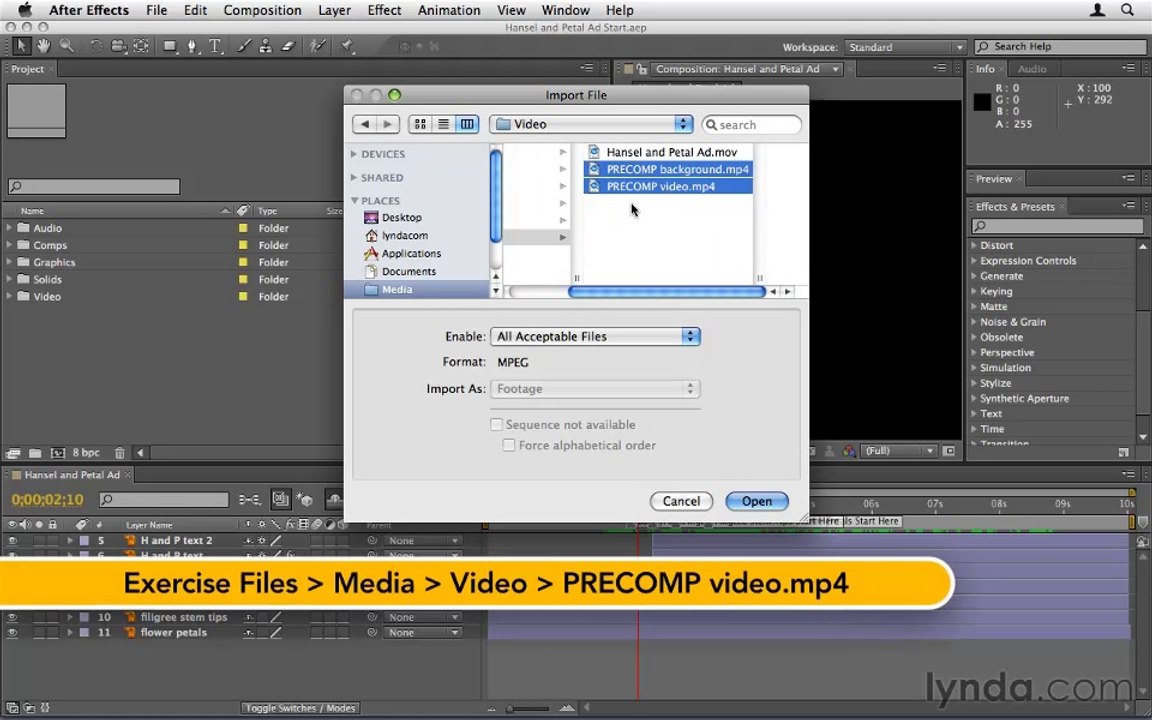 0202 Bringing elements into After Effects