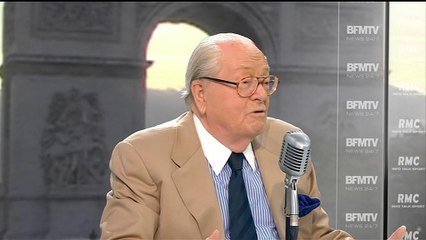 J.-M. Le Pen: "Changer de nom, c'est tromper les gens" au sujet du Front national