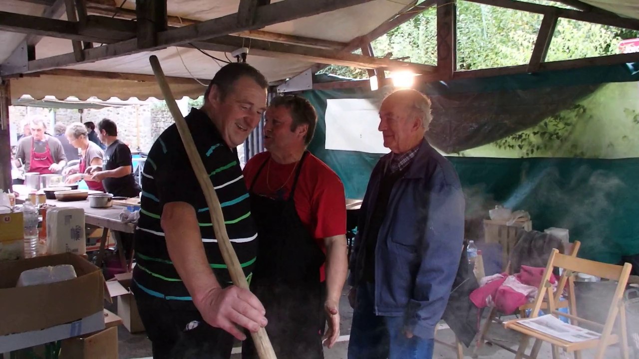 Cuisson du pommé à  Bazouges-la-Pérouse