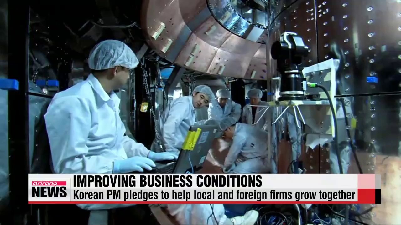 Korea's PM pledges to improve business environment for foreign firms