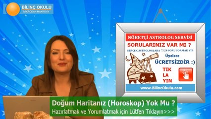 AKREP Bu HAFTA Burç ve Astroloji Yorumu(17-24 Mart 2014) Astrolog DEMET BALTACI,