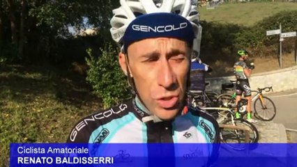 Ciclismo amatoriale, Renato Baldisserri vince la classica Bellaria-Montetiffi