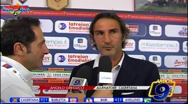 Casertana - Barletta 2-1 | Intervista Angelo Gregucci Allenatore Casertana