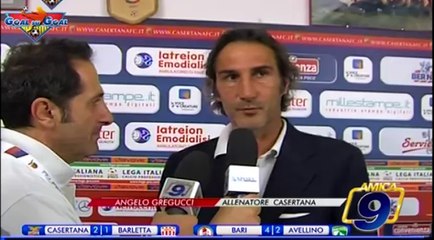 Casertana - Barletta 2-1 | Intervista Angelo Gregucci Allenatore Casertana