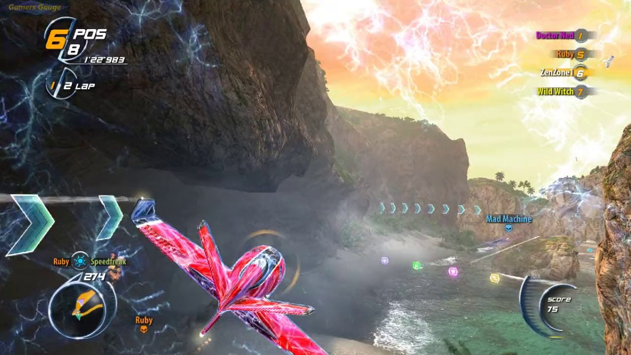 SkyDrift demo - Power Race