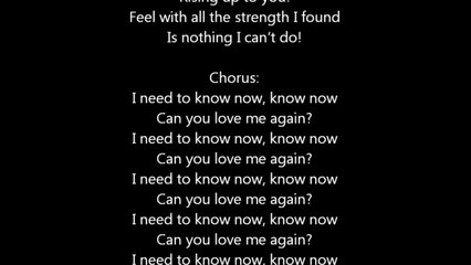 Love me again - John Newman w_lyrics
