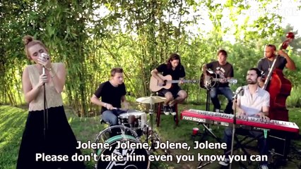 Miley Cyrus - Jolene (Backyard Session) HD _ LYRICS IN VIDEO!