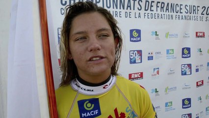 KIM VETEAU - CHAMPIONNE DE FRANCE BODYBOARD ESPOIRS - HOSSEGOR - 20 OCTOBRE 2014