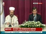 Başbakan Ahmet Davutoğlu Diyanet İşleri Başkanlığı konuşması