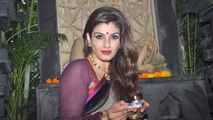 Raveena Tandon's Celebrates Diwali 2014 !