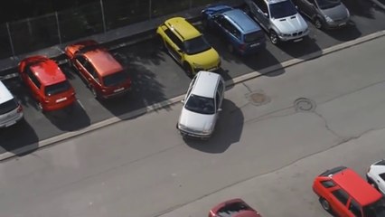 Woman On The Phone Parking Fail