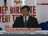Başbakan Davutoğlu Amasya'da Belediye Başkanları ve STK Temsilcilerinin Katıldığı Yemekte Konuştu