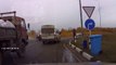 Russian driver ejected from his car during terrible crash