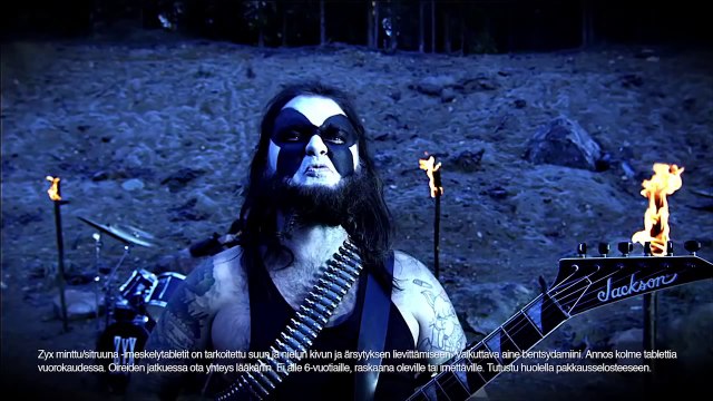 When a metal singer sings like a girl : So funny TV commercial