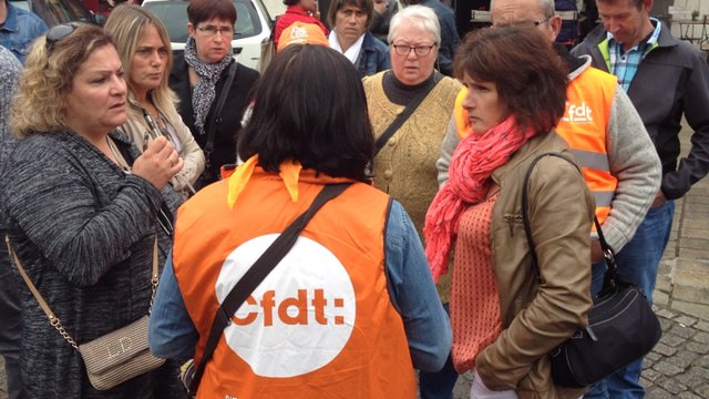 Manifestation des salariés de Gad