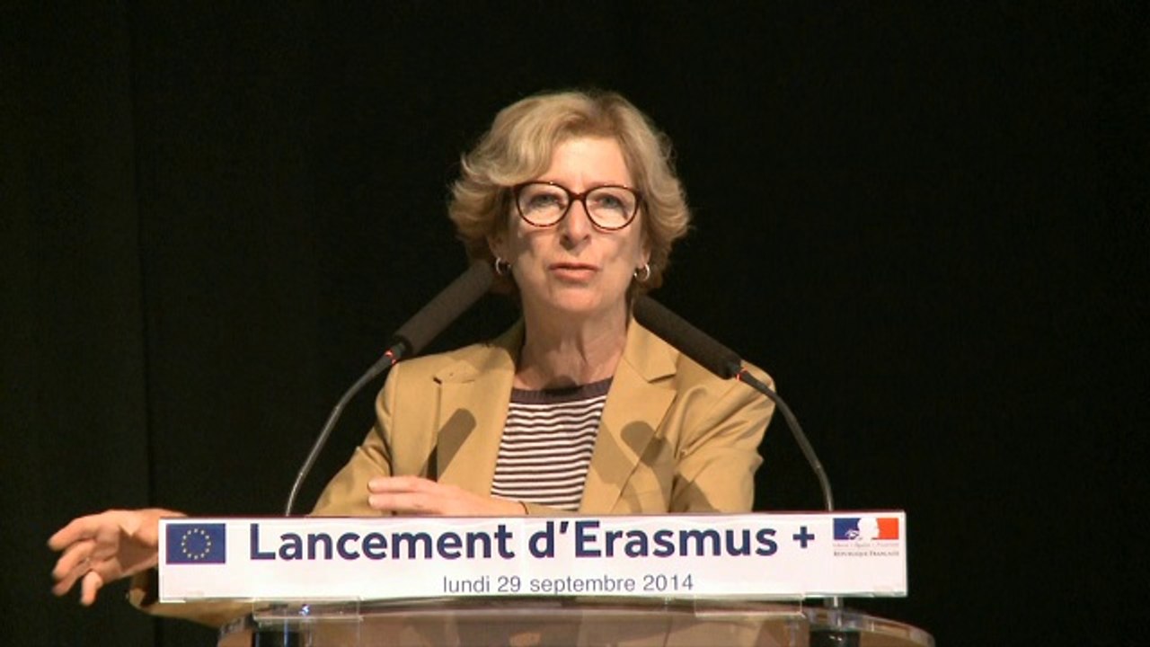 Lancement du programme européen Erasmus + : intervention de G.Fioraso