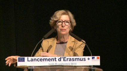 Lancement du programme européen Erasmus + : intervention de G.Fioraso