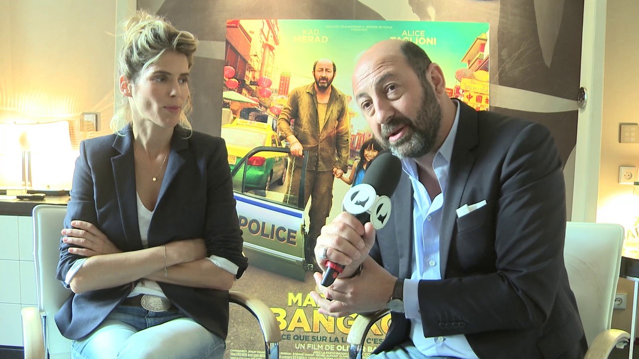 Interview d'Alice Taglioni, Kad Merad et Olivier Baroux - "On a marché sur Bangkok"