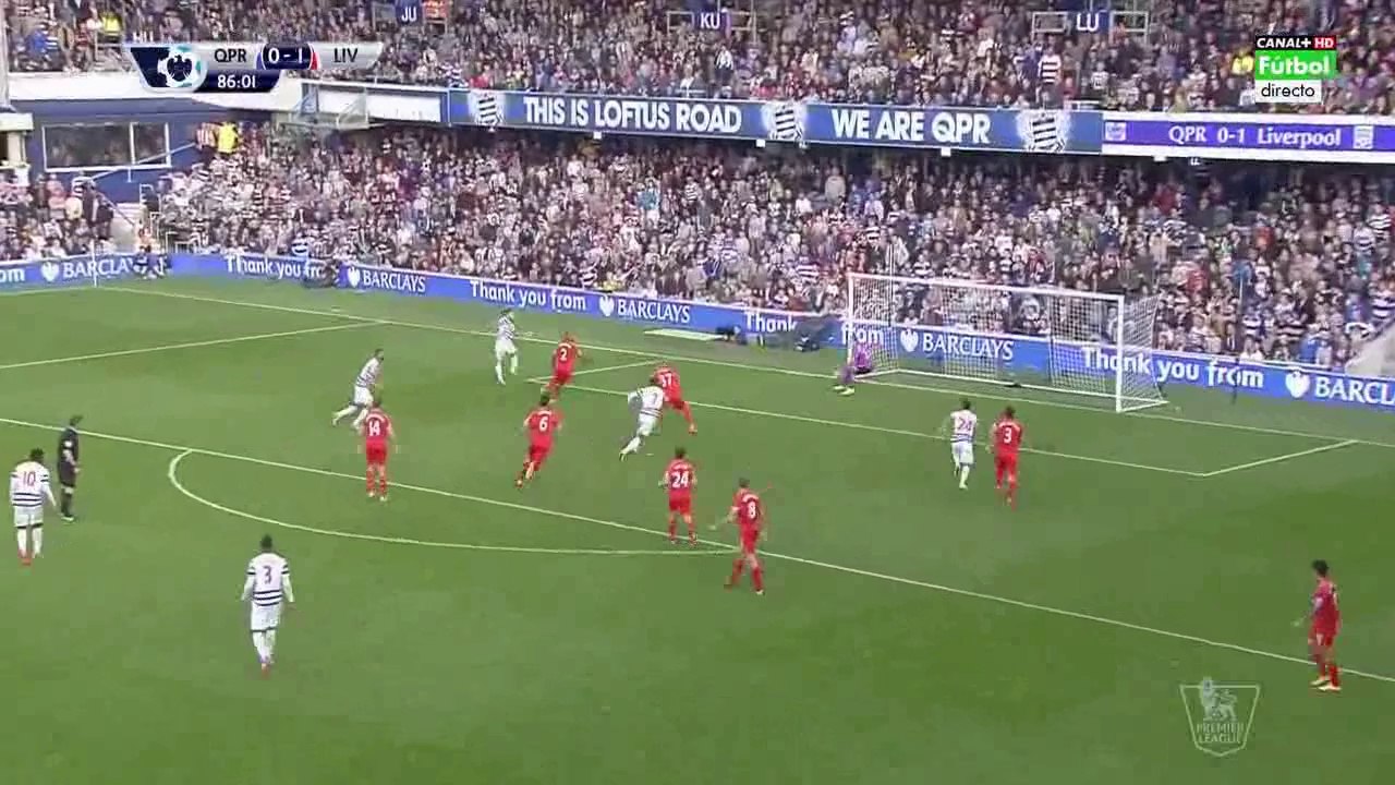 QPR 1st Goal vs Liverpool FC (2014-15)
