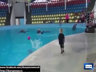 Dunya News- Video of youngster playing with dolphin goes viral.