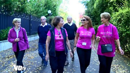 VOTV Une marche contre le cancer du sein à Enghien