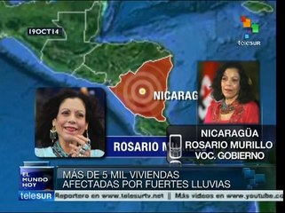 Nicaragua: ofrecen detalles de viviendas y caminos dañados por lluvias