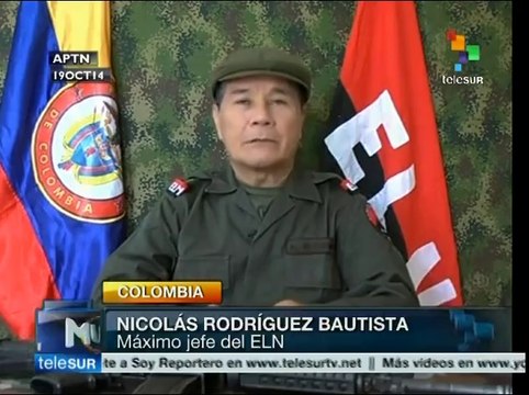 Necesario cese al fuego bilateral para la paz en Colombia: ELN