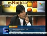 Lo primero para mí es la patria: Evo Morales